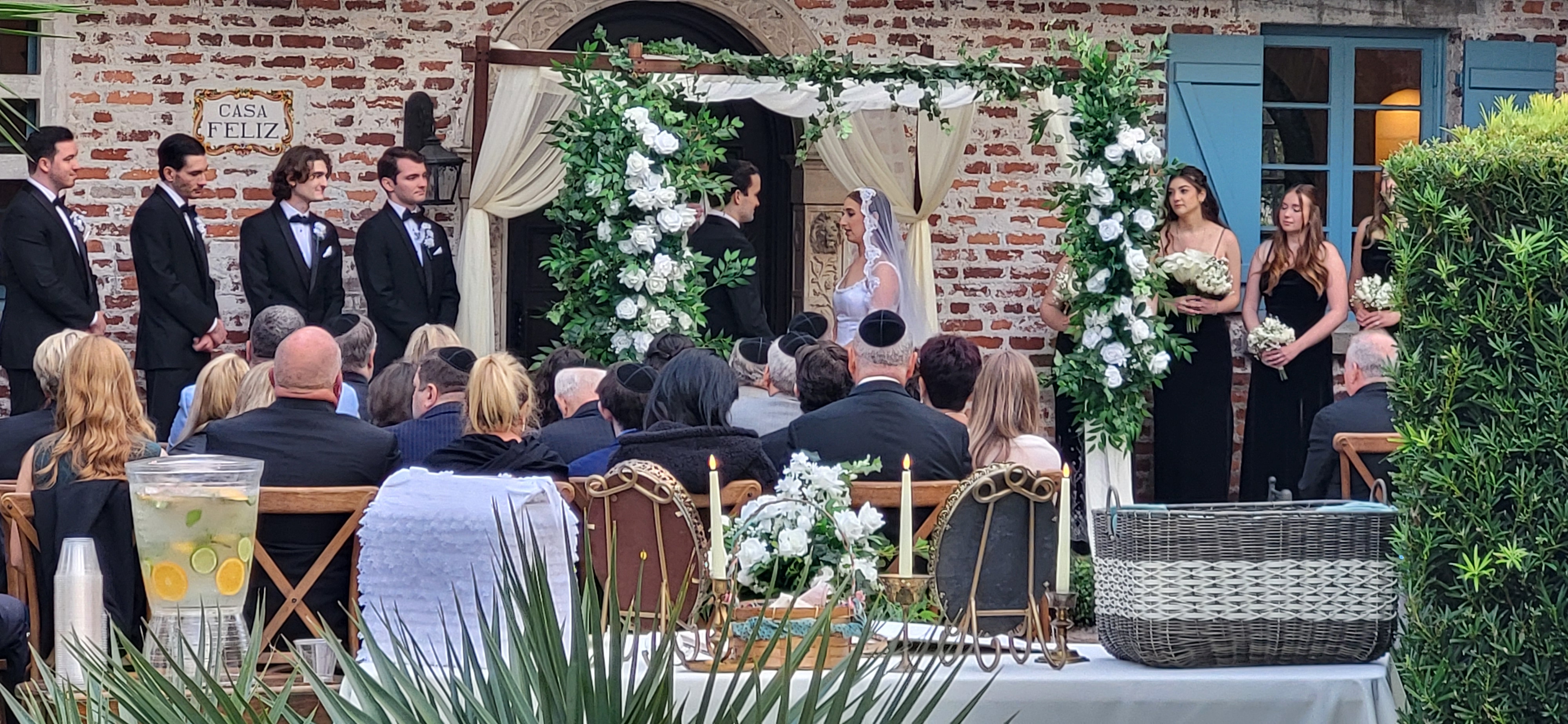 Tropical waterfront celebration